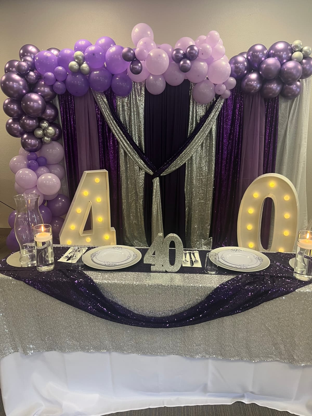 Curated event tablescape with elegant layering