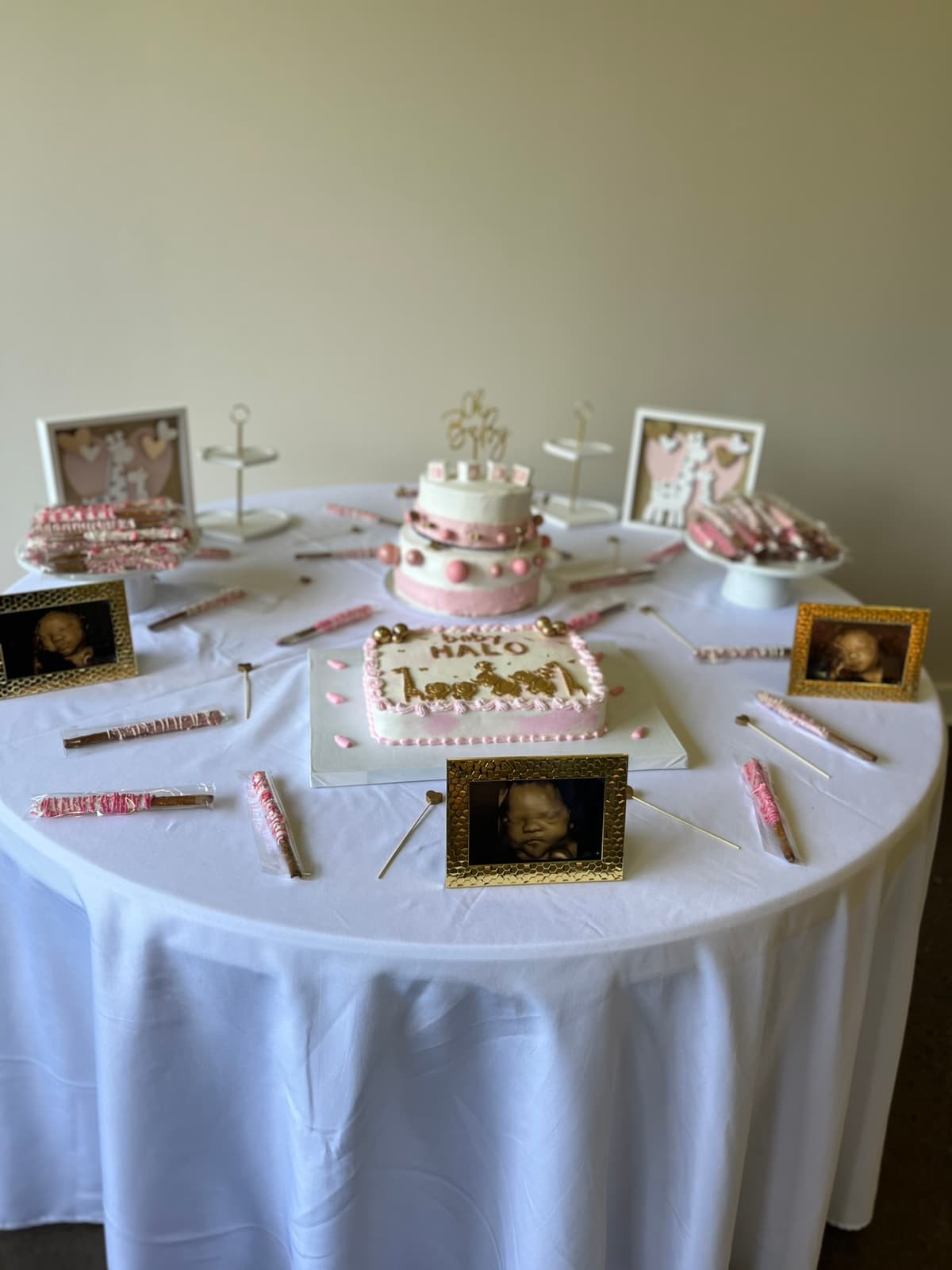 Event moment featuring layered visual textures