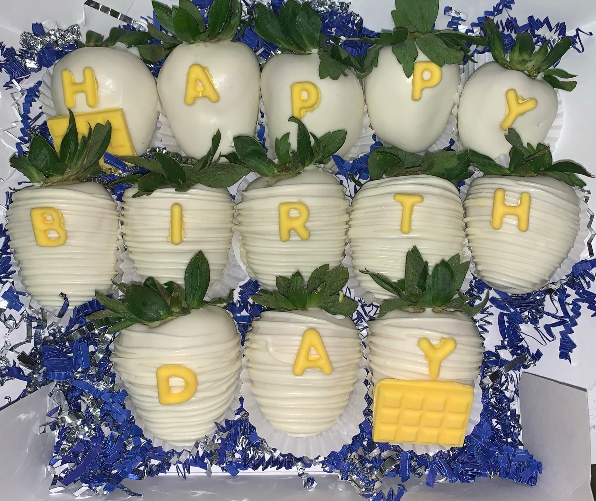 Custom dessert arrangement for a celebration