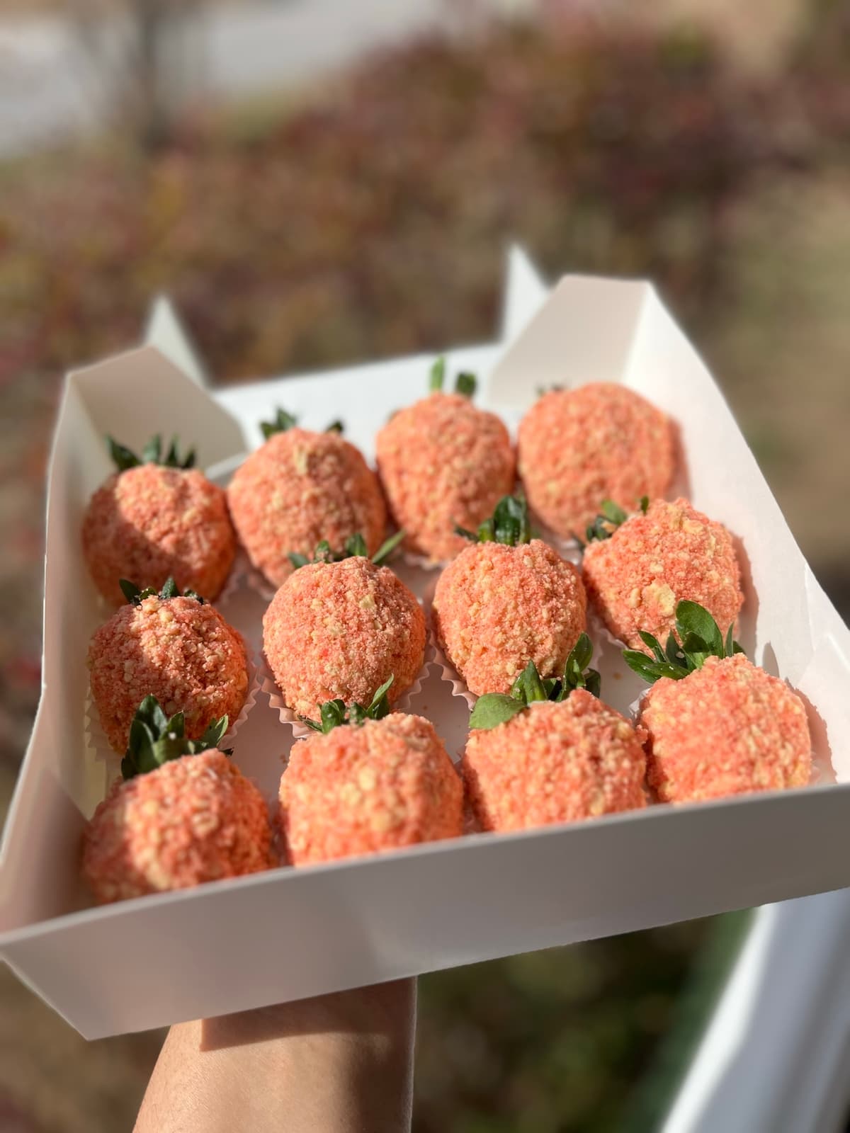Close-up of curated sweets and details